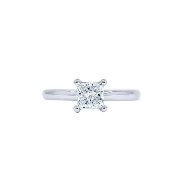 Diamond Solitaire Princess Engagement Ring (35043)