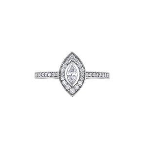 Diamond Marquise Shape Engagement Ring .40ct (35164)