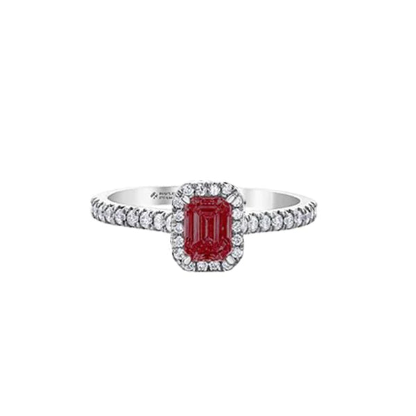 Genuine Ruby and Diamond Ring (35185)