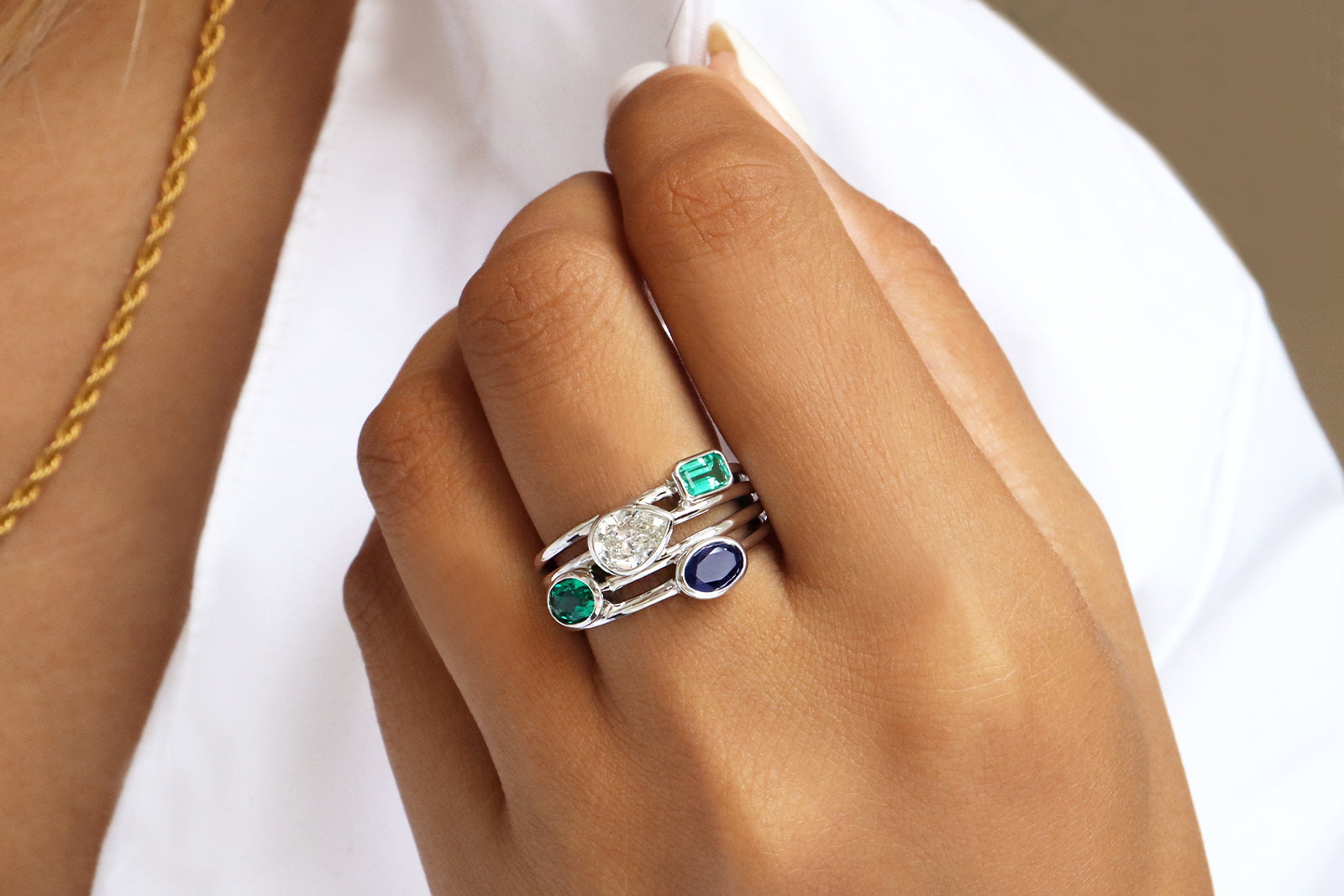 Unique shop family rings