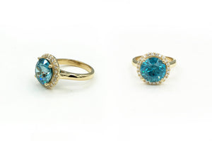 Blue Topaz Halo