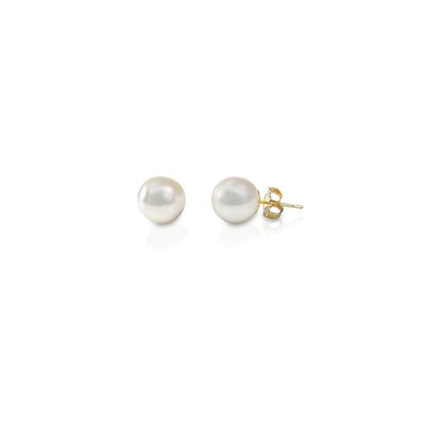 Genuine Pearl Stud Earrings 5-5.5mm