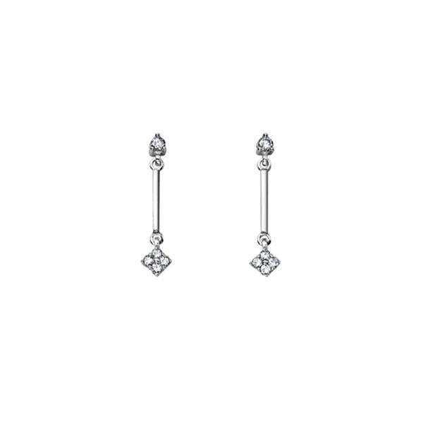 Diamond Dangle Earrings