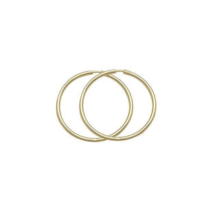 Gold 17mm Keeper Earrings (25592)