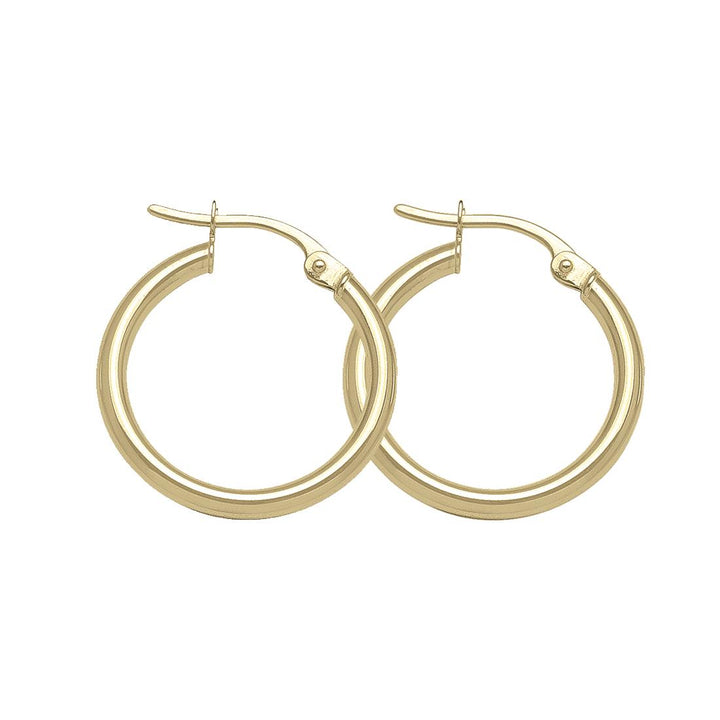 Gold Hoop Earrings 18.5mm (30313)