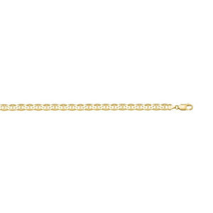 Gold Flat Anchor Link Anklet