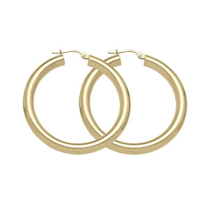 Gold Hoop Earrings 38mm (31878)