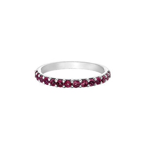 Ruby Created Stackable Ring 