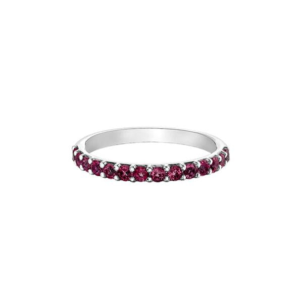 Ruby Created Stackable Ring 
