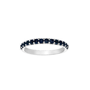 Sapphire Created Stackable Ring 