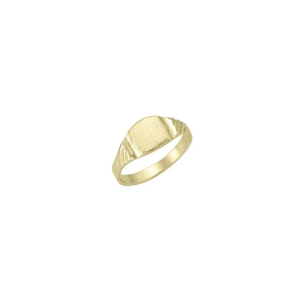 Gold Baby Signet Ring (33437)
