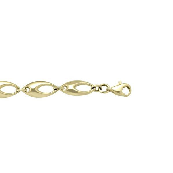 Gold Fancy Link Bracelet (33627)