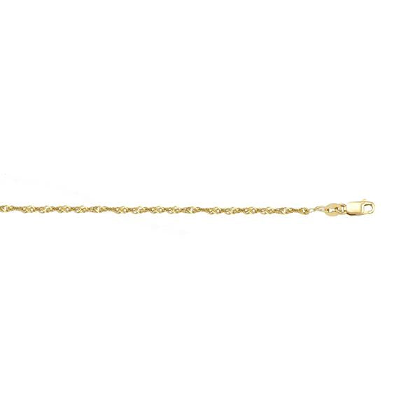 Gold Singapore Link Bracelet (34951)