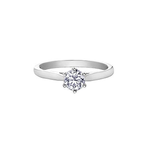 Diamond Solitaire Engagement Ring .50ct (35036)