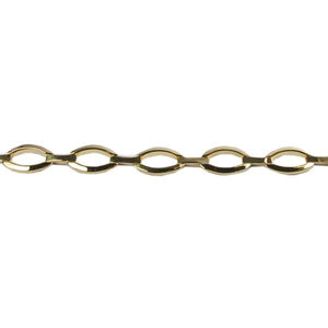 Gold Marquise Open Link Bracelet