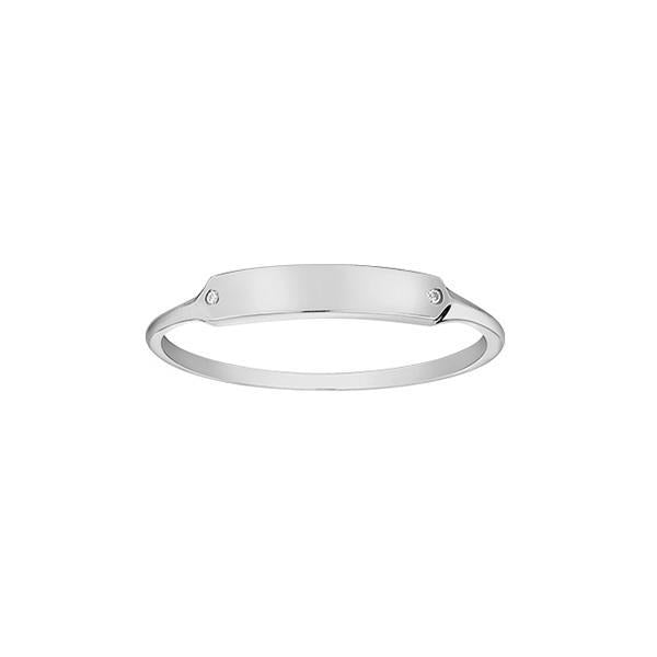 Ladies Diamond Signet Ring (36584)